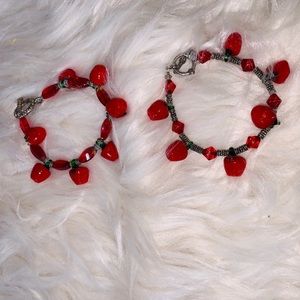 Two apple bracelets